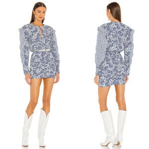 Isabel Marant Etoile Lexini Dress Blue